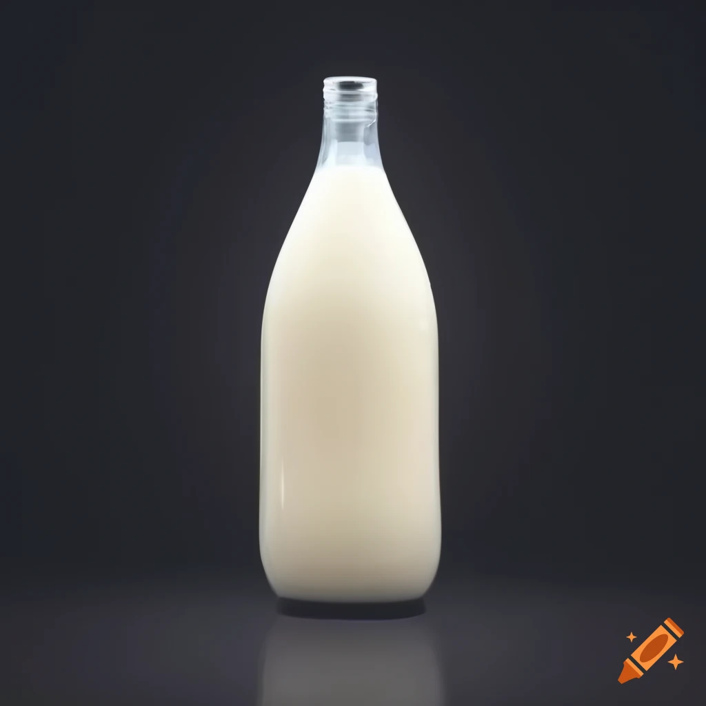 Can of evaporated milk on black background