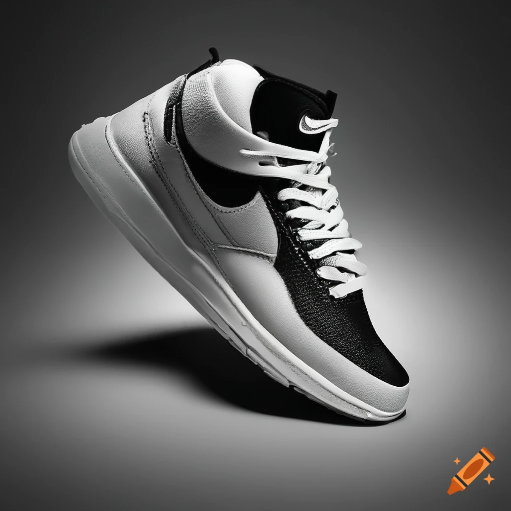 Nike mid model minimalist design on Craiyon
