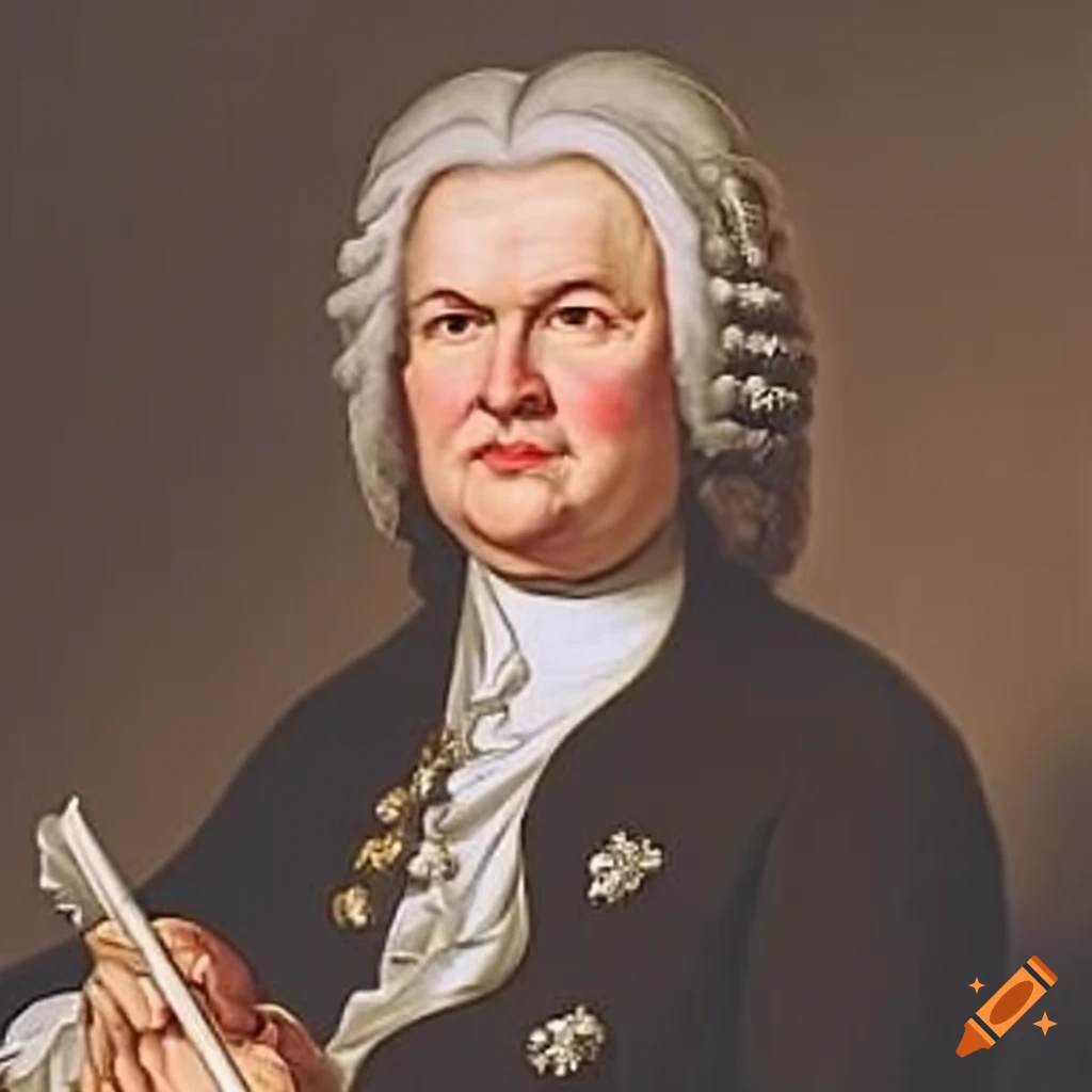 Johann sebastian bach on Craiyon