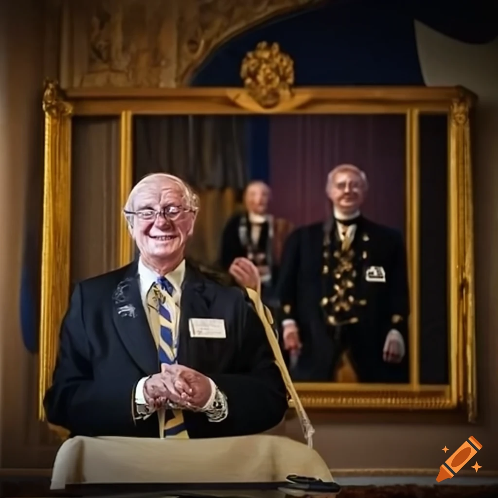 Lions Club Ansbach president speaking