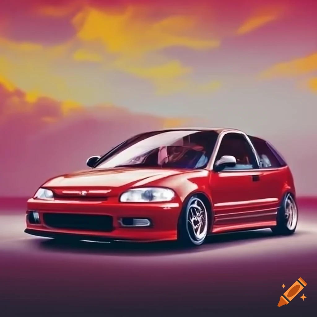 Honda civic eg8 on Craiyon