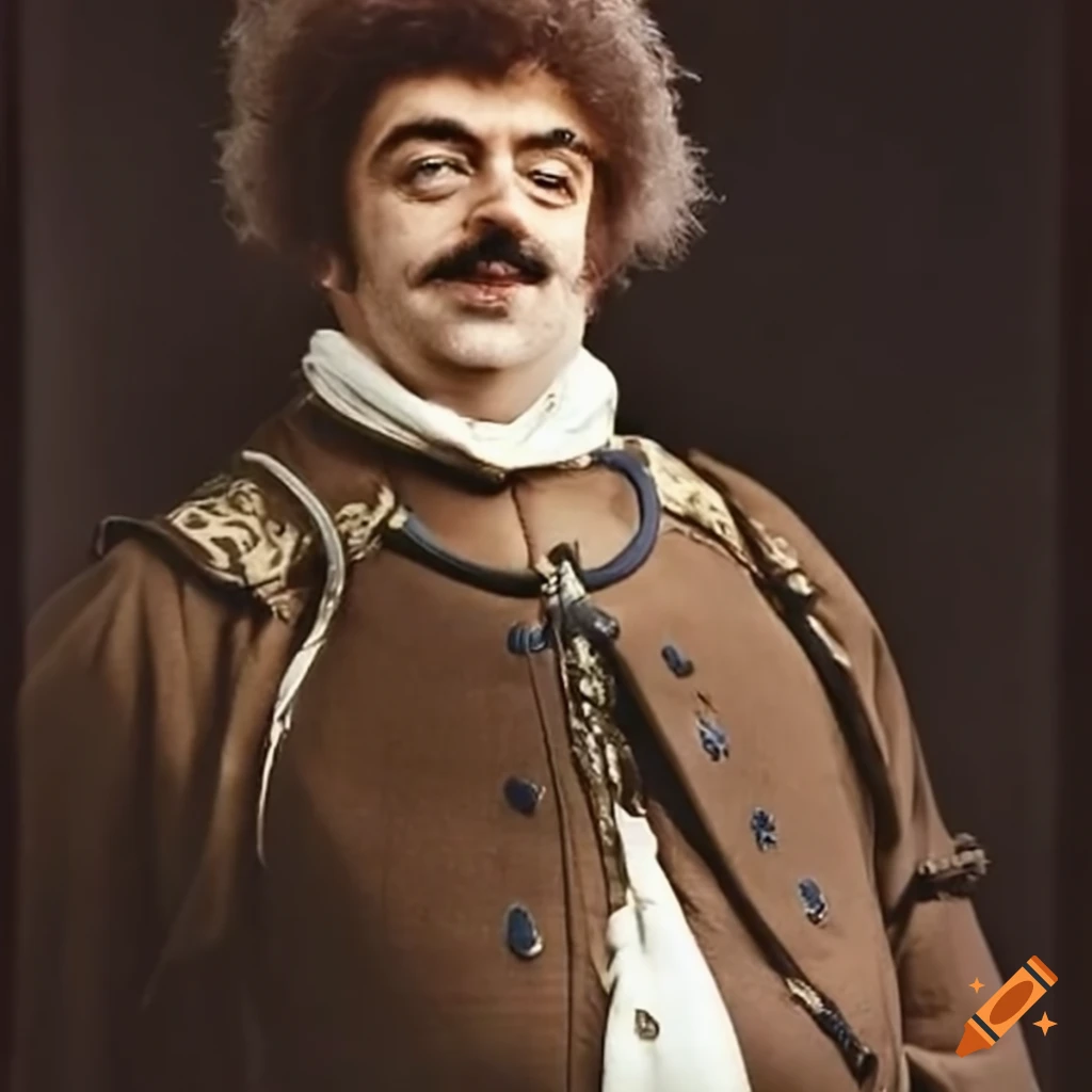 Illustration of combined blackadder and baldrick character on Craiyon