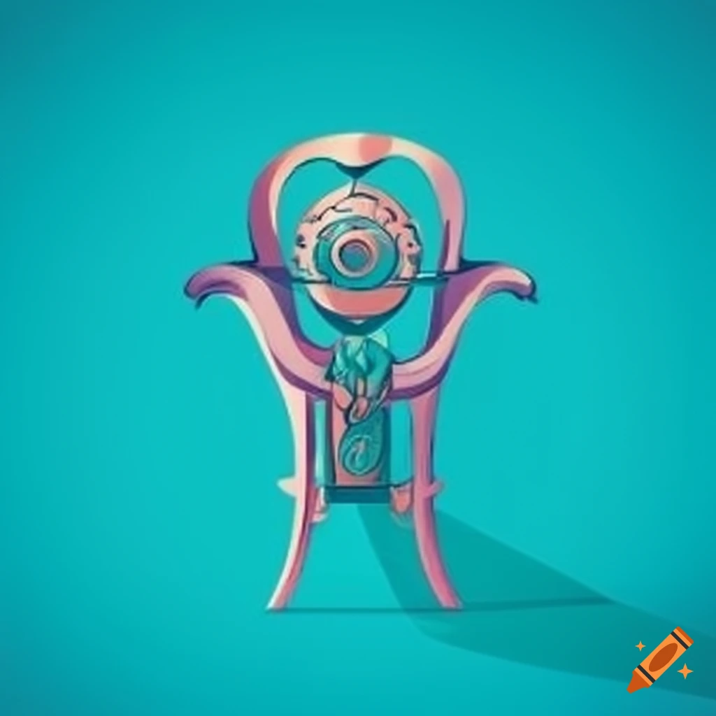 Upcycled furniture business logo on Craiyon