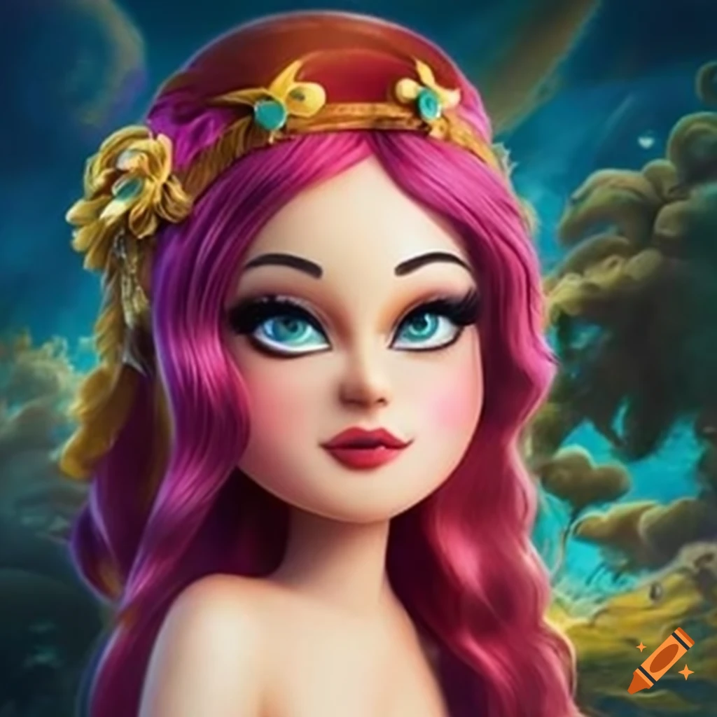 Photorealistic mabel pines as the goddess venus on Craiyon