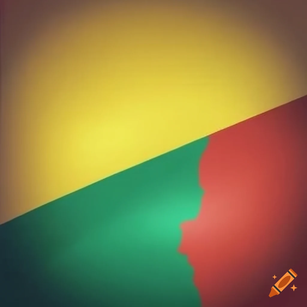 Flag of Congo Brazzaville and Vietnam united