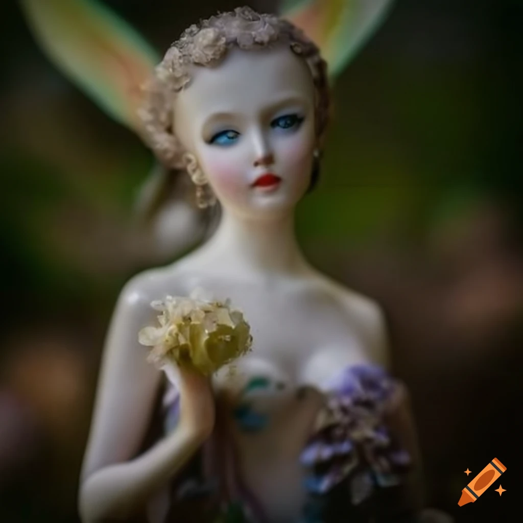 Porcelain fairy goddess on Craiyon