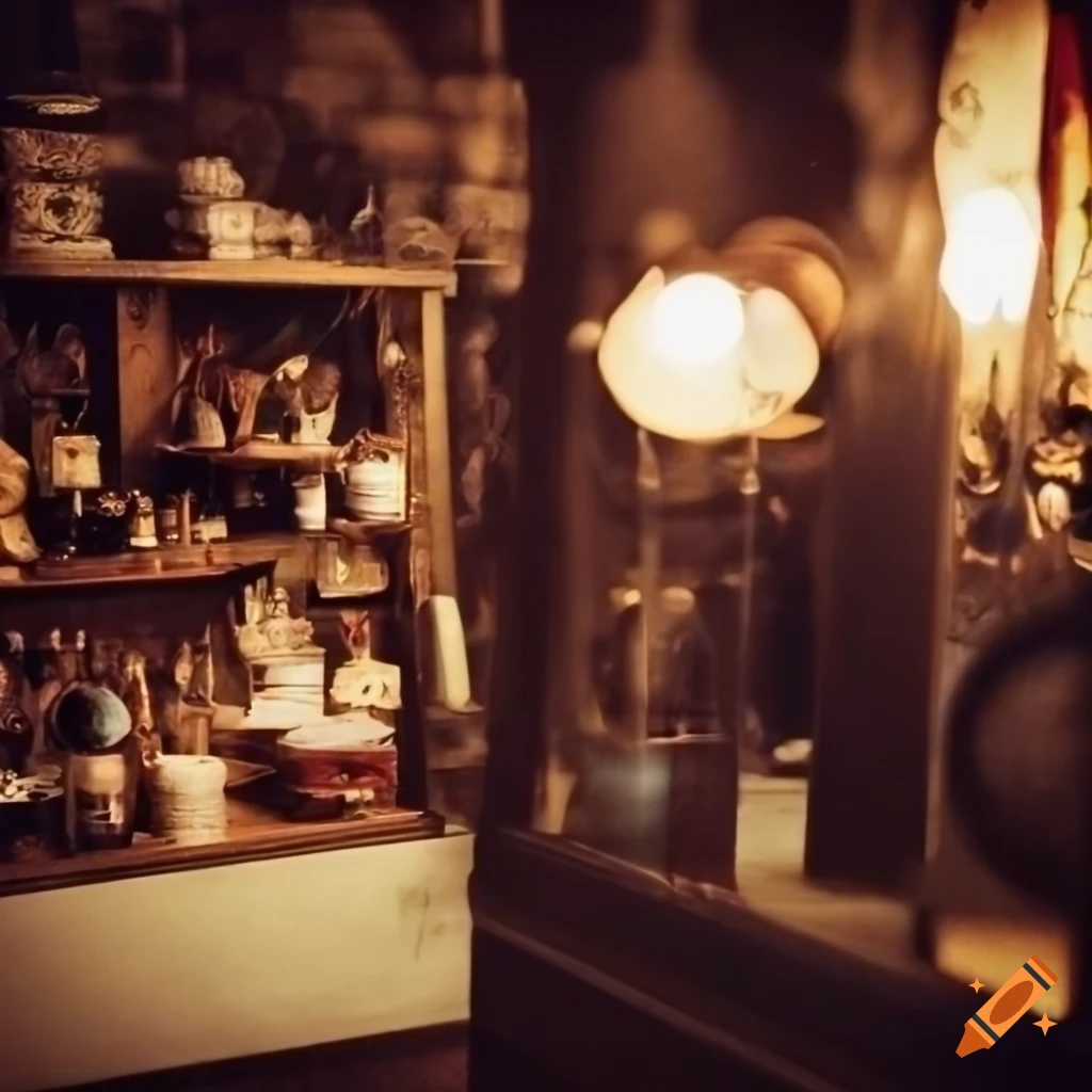 Corner of an antique shop from the early twentieth century