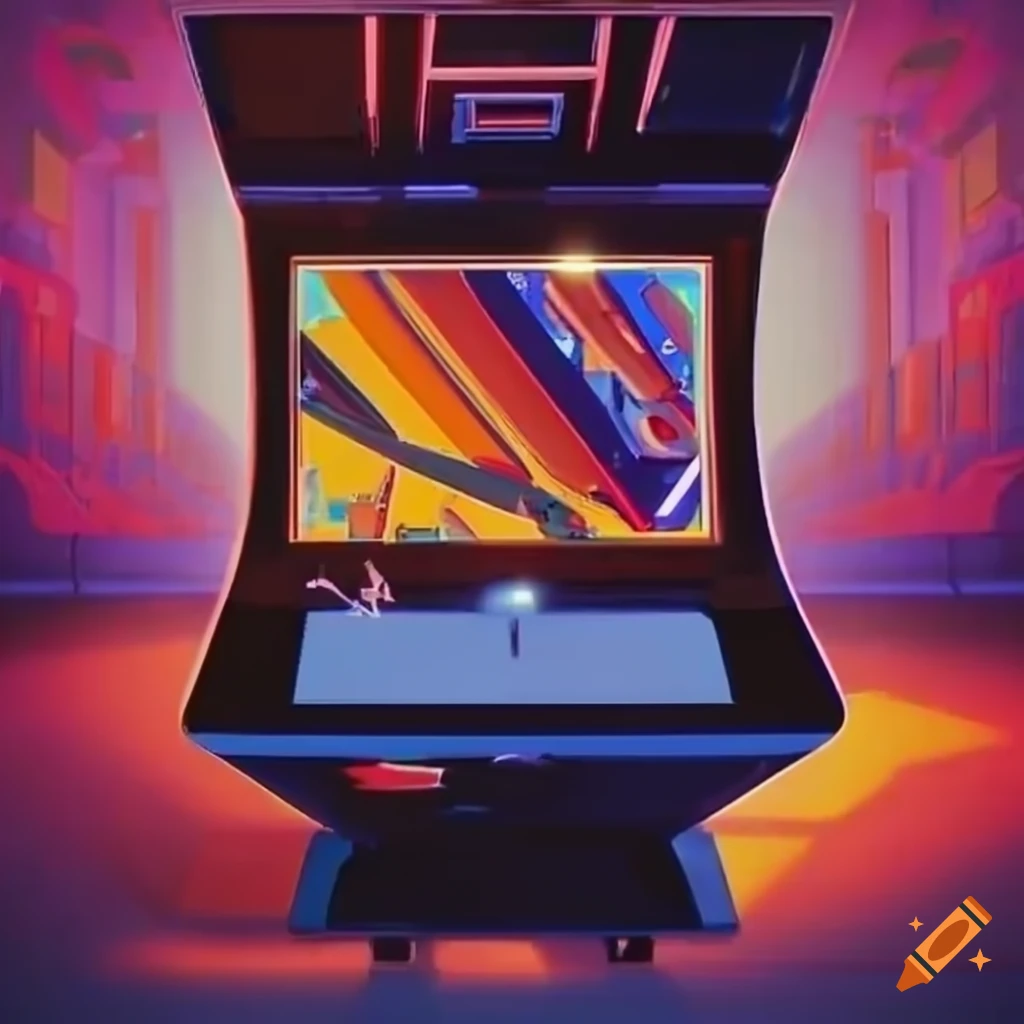 Retro Futurist Arcade Monitor Screen On Craiyon Retro Futurist Arcade Monitor Screen On Craiyon