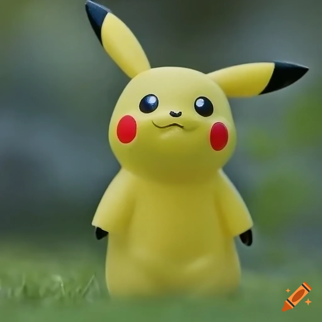 Clear glass bottle with a tiny Pikachu inside