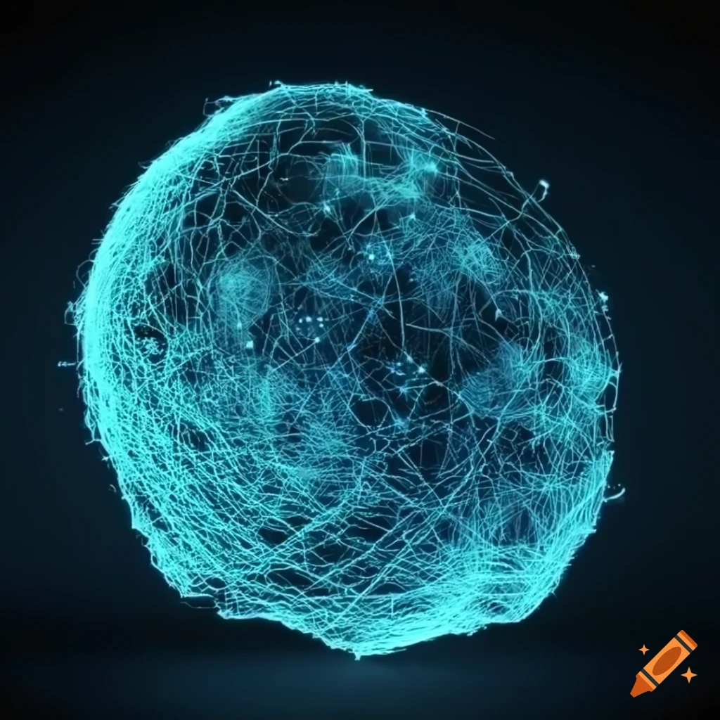 Large language model visualization on Craiyon