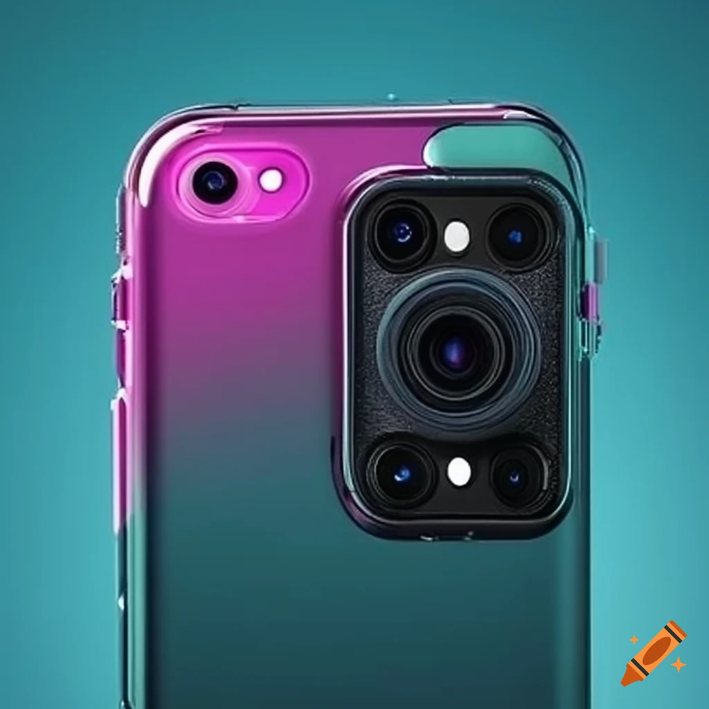 Iphone with 10 cameras on Craiyon