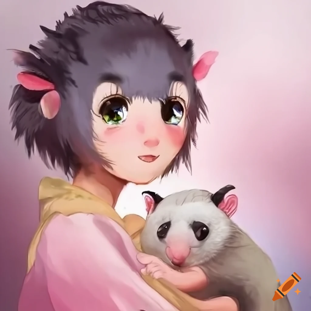 im currently using cat images as reference to draw anime girls, but someone  sent me a possum image instead. anyway here's aqua. : r/Konosuba