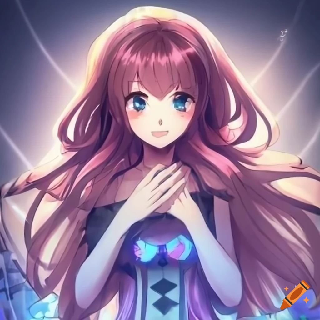 Anime girl with superpowers