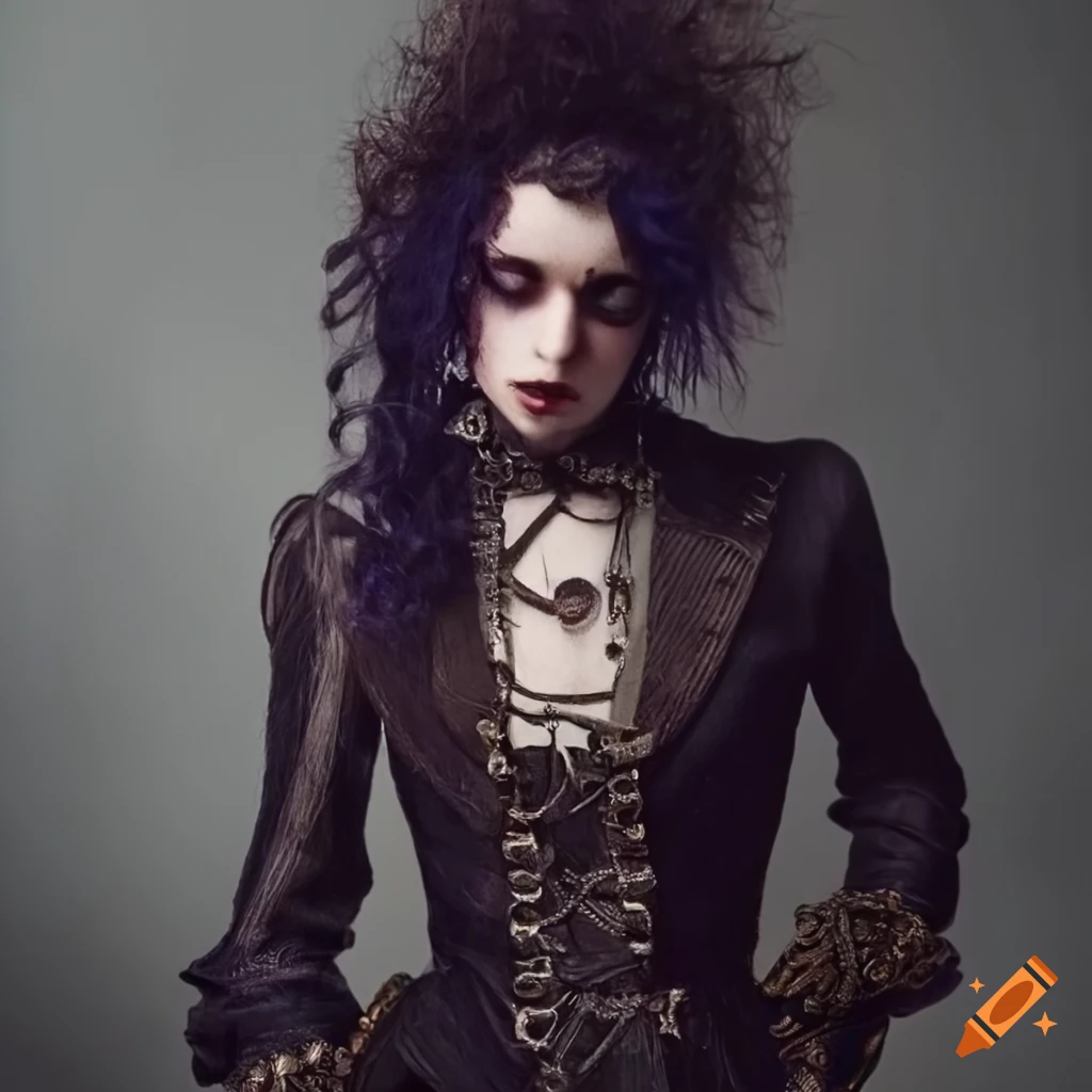 Image of gothic punk fashion on Craiyon