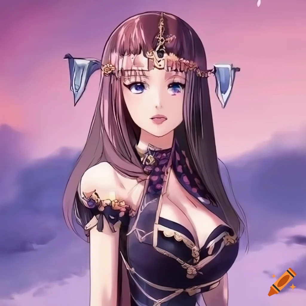 beautiful-female-bishop-in-anime-style-illustration-on-craiyon