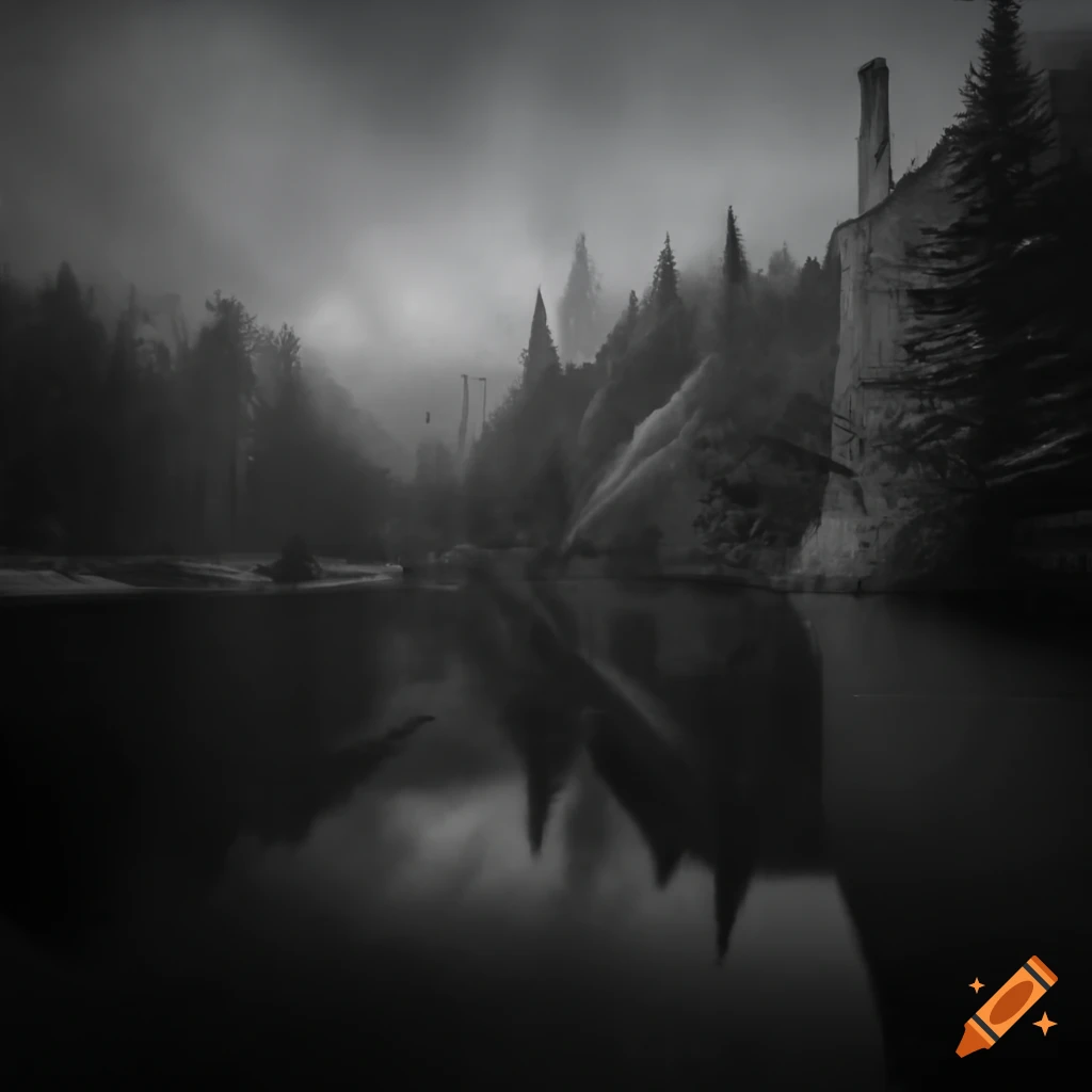 Eerie and haunted location