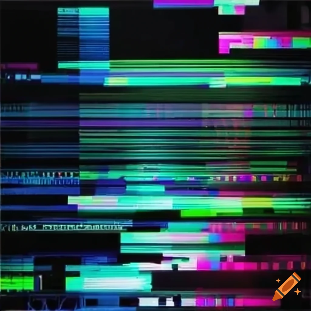 Vhs glitch tape filter on Craiyon