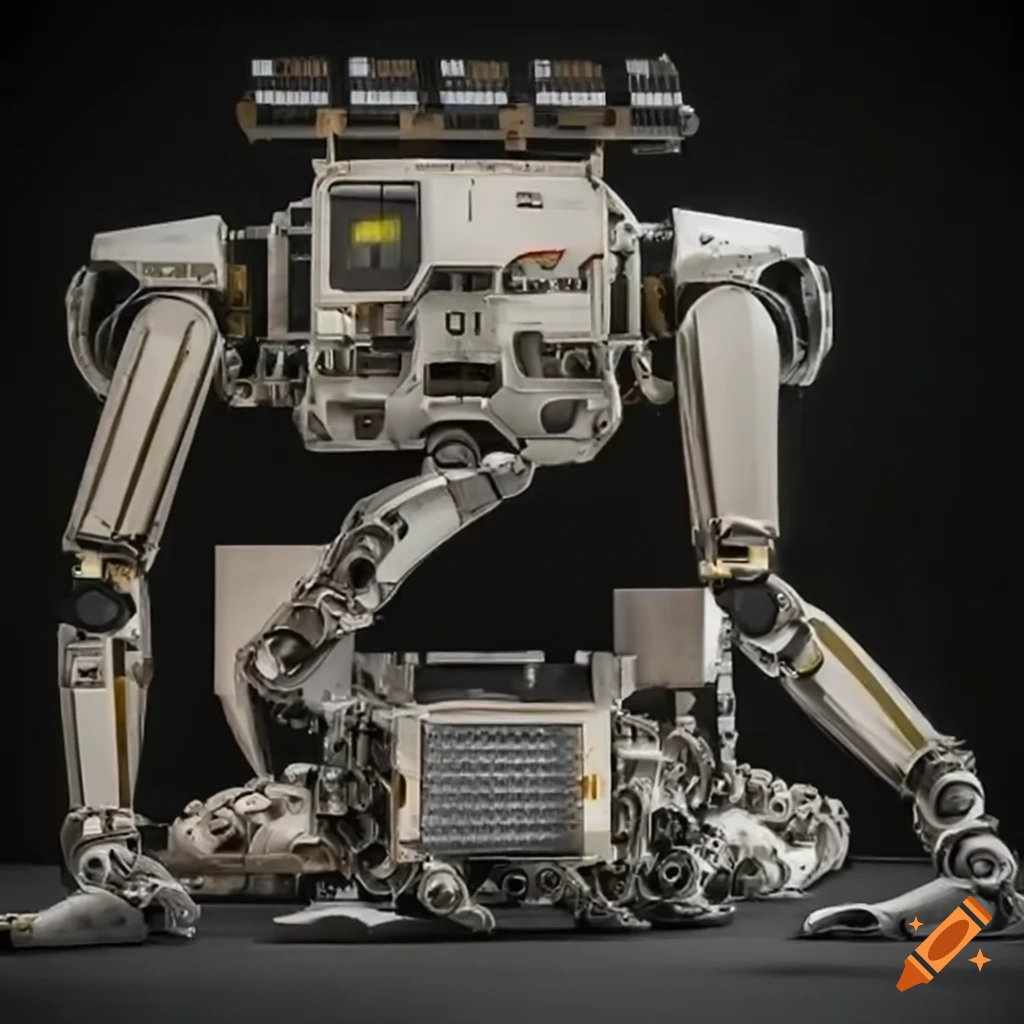 Robot truck on Craiyon