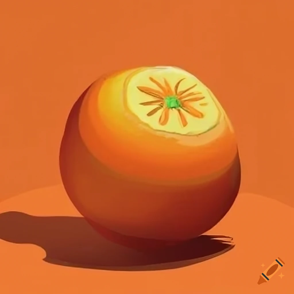 Orange fruit on Craiyon