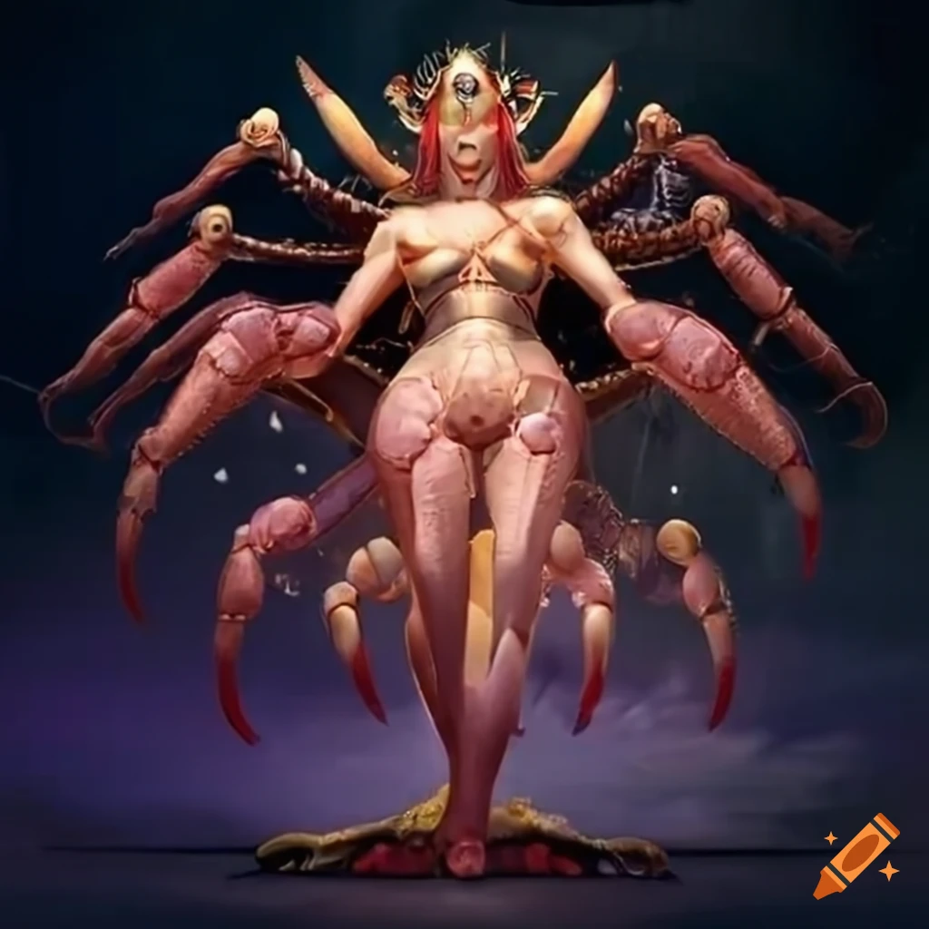 Moon crab goddess fighter