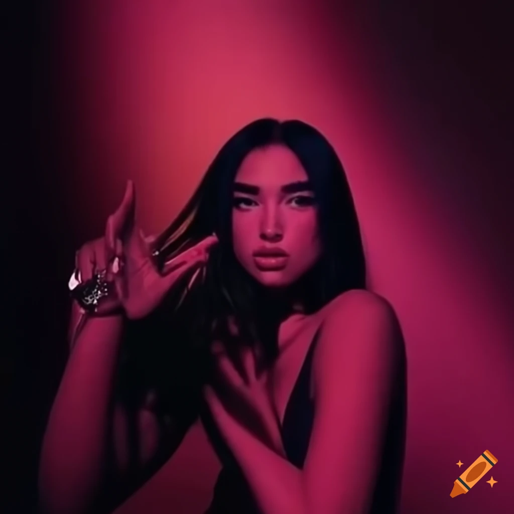 album-cover-for-dua-lipa-on-craiyon