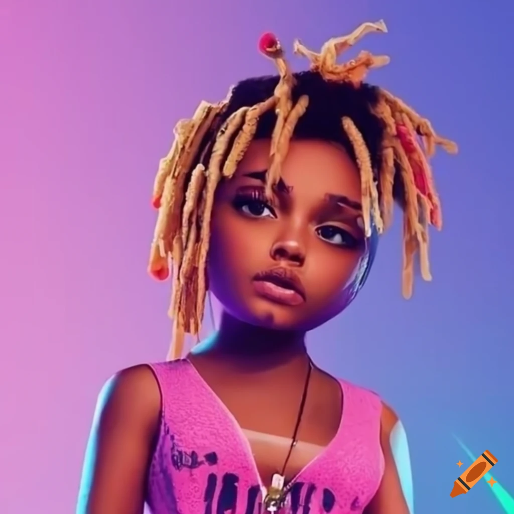 Juice wrld rockstar girl on Craiyon