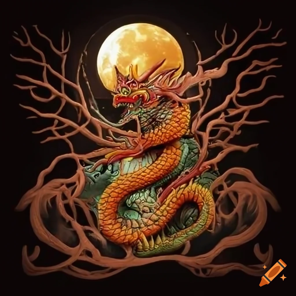 chinese-dragon-with-gnarly-tree-in-lunar-calendar-style-on-craiyon