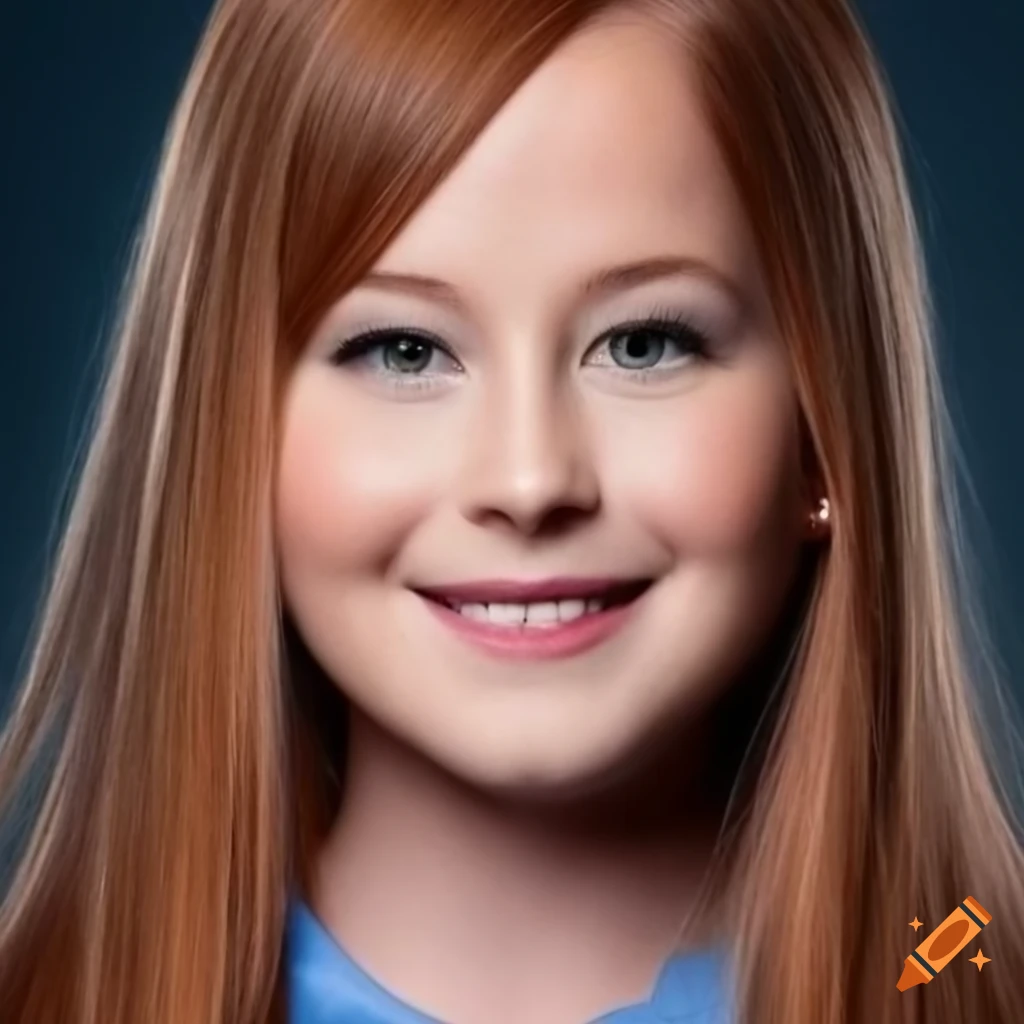 Detailed portrait of mabel pines in high resolution on Craiyon