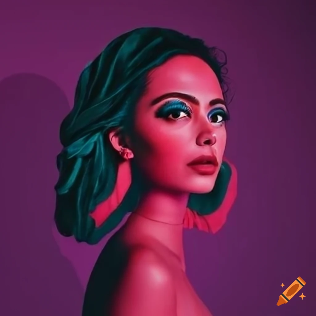 Vibrant colors abstract background