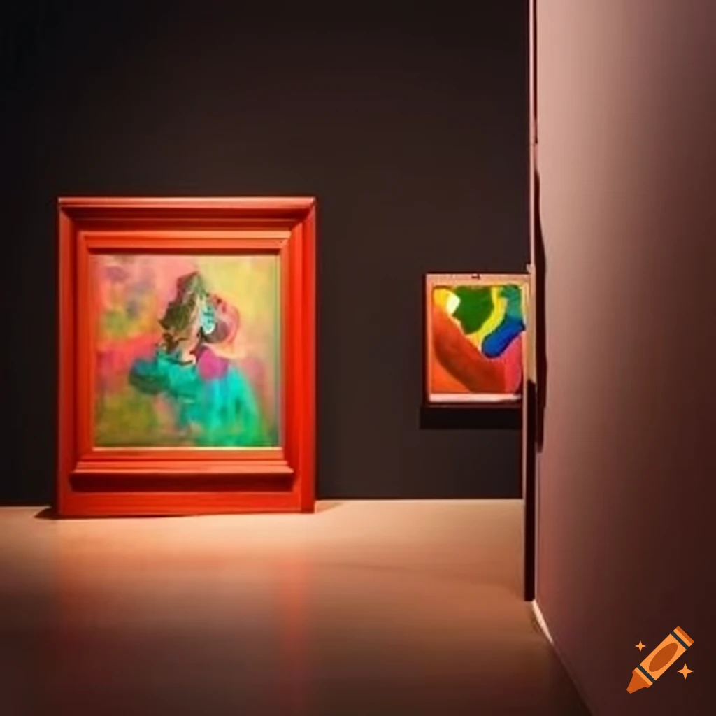 Exhibit displaying 'North Lane Creative' in an art gallery