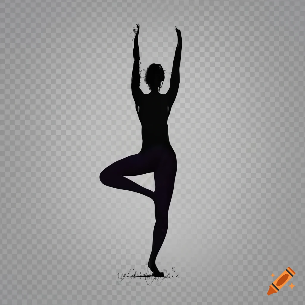Woman in Yoga Poses Silhouette Art Vector Stock Vector - Illustration of  female, care: 45681604