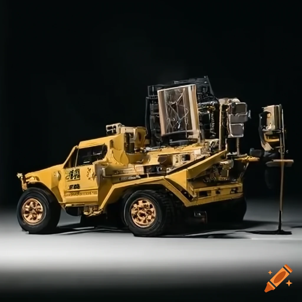 Robot truck on Craiyon