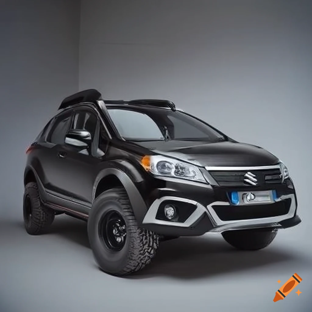Suzuki SX4 s-cross transformed into a monster truck