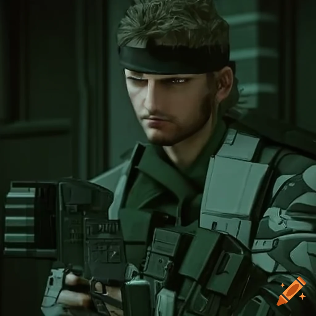 Metal gear solid ghost babel on game boy color on Craiyon