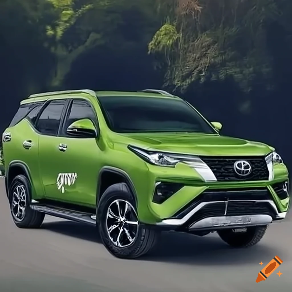 Toyota Fortuner running on green hydrogen