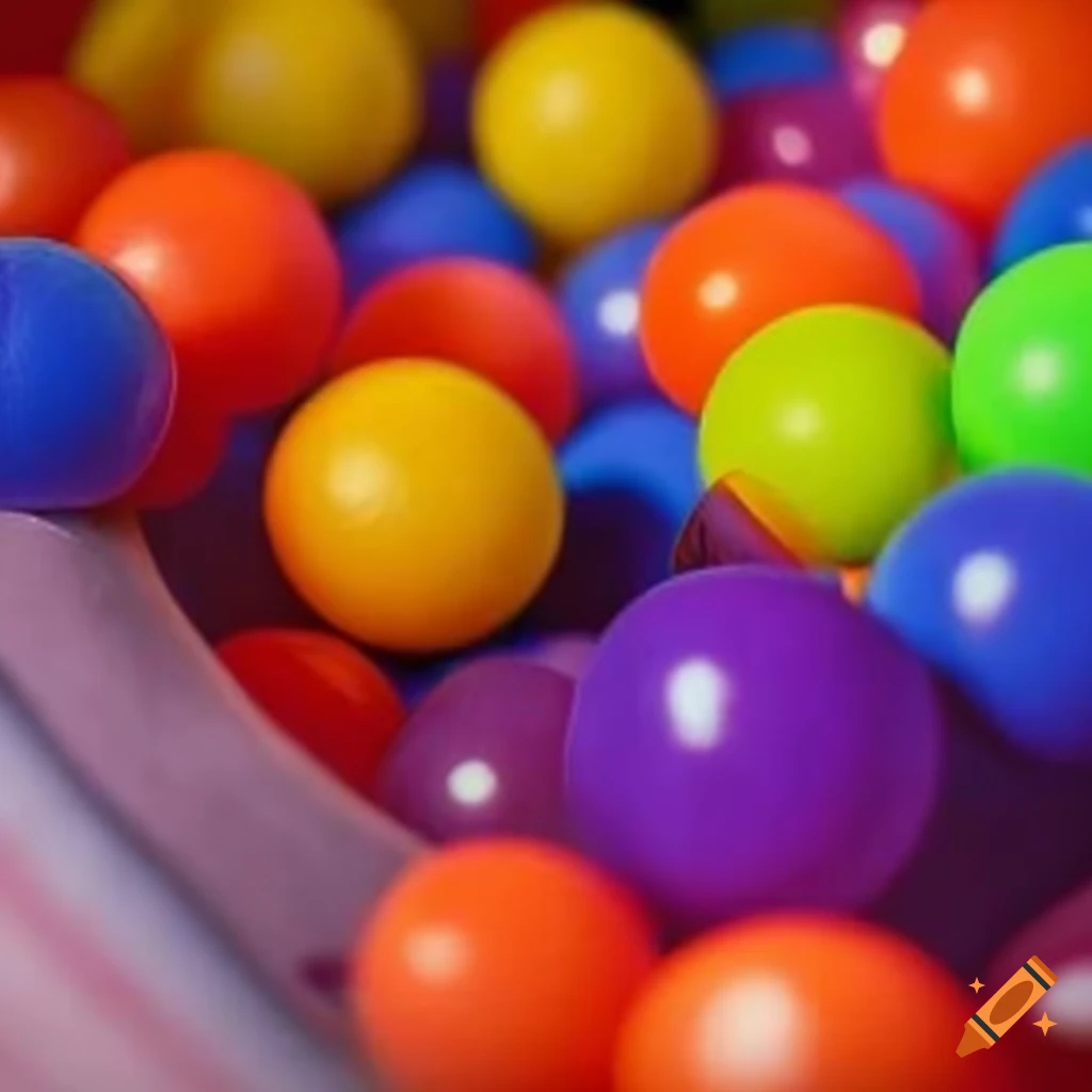Shoe in a ball pit