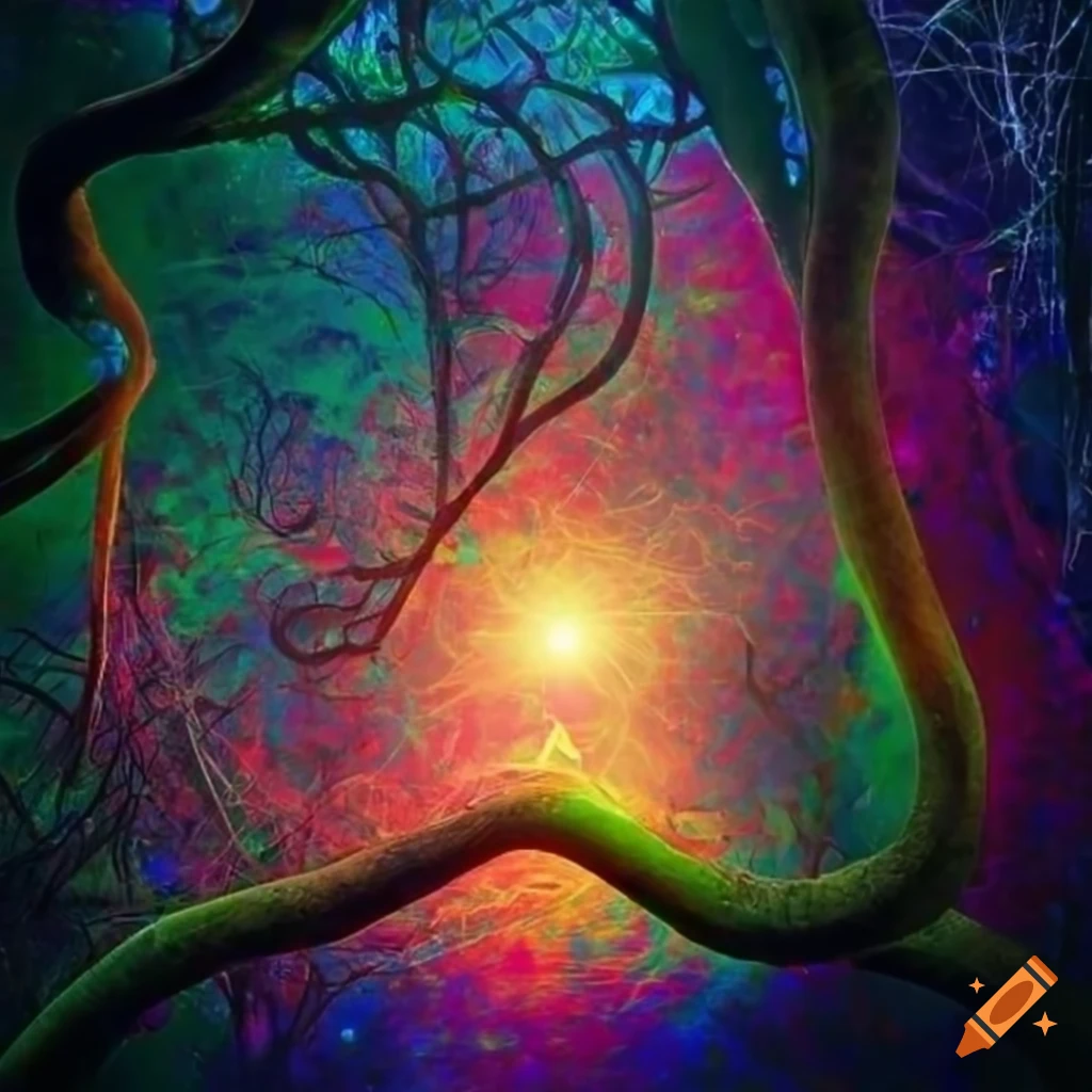 Micro photography with natural and artificial light creating an enchanting environment on Craiyon