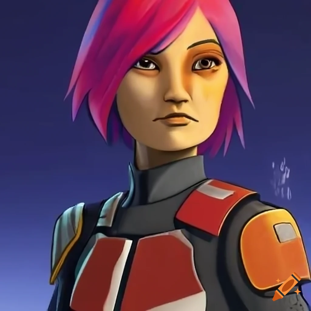 Rebels Sabine Wren from the animated series