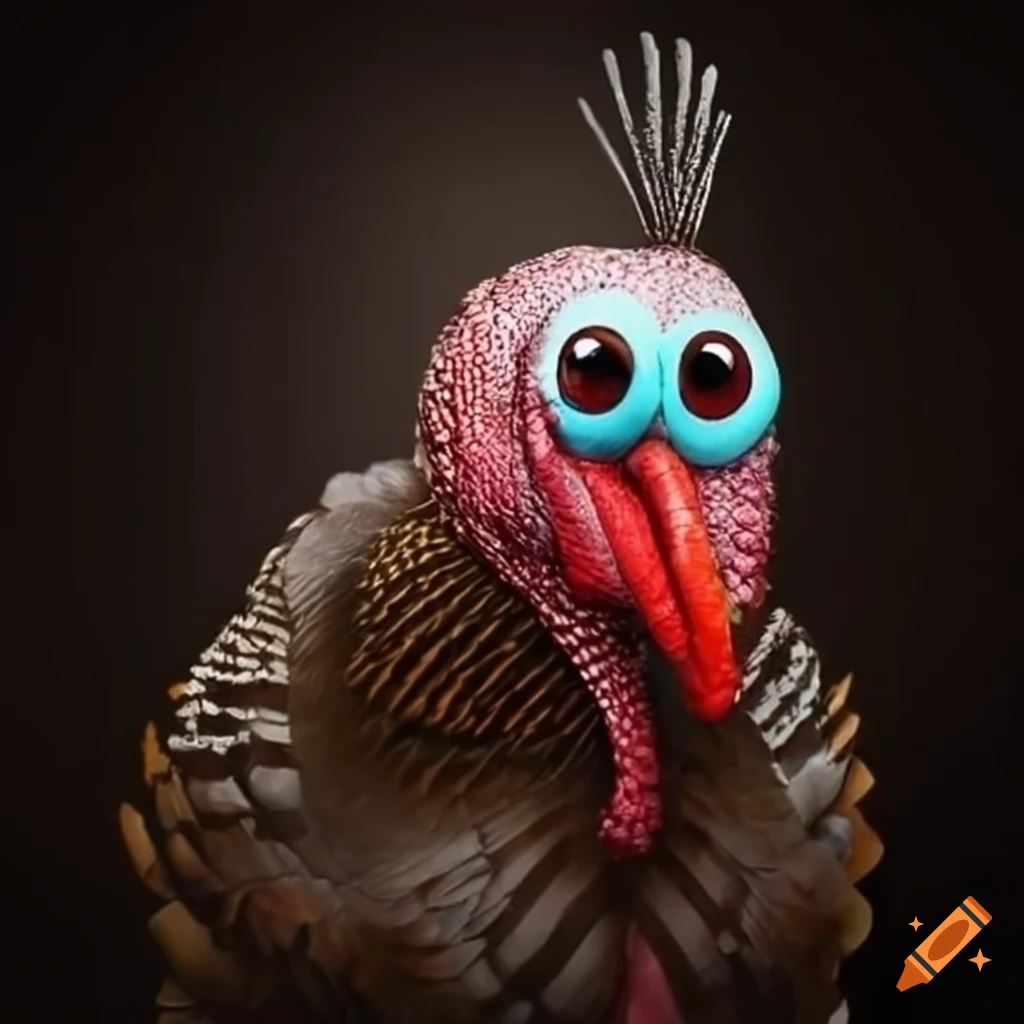 Funny turkey on Craiyon