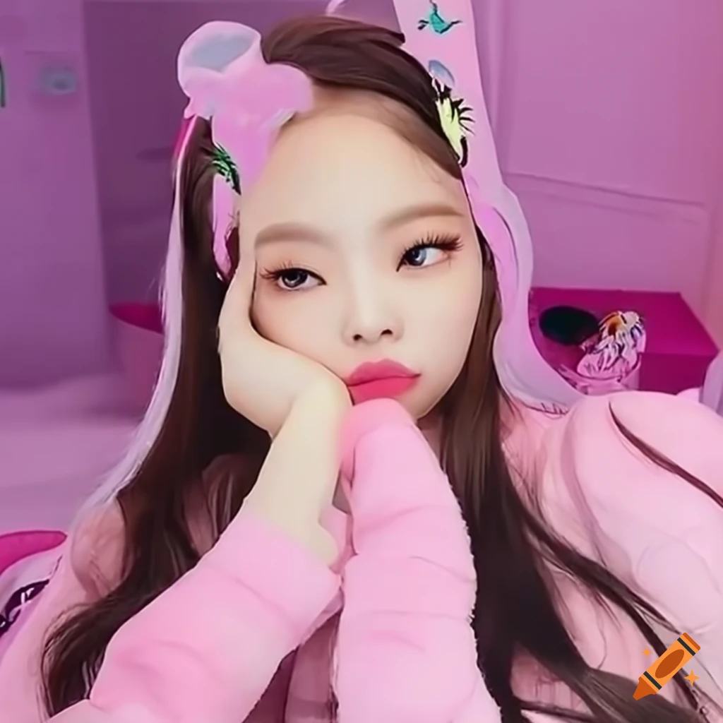 blackpink-jennie-cosplaying-as-fluttershy-from-my-little-pony-on-craiyon