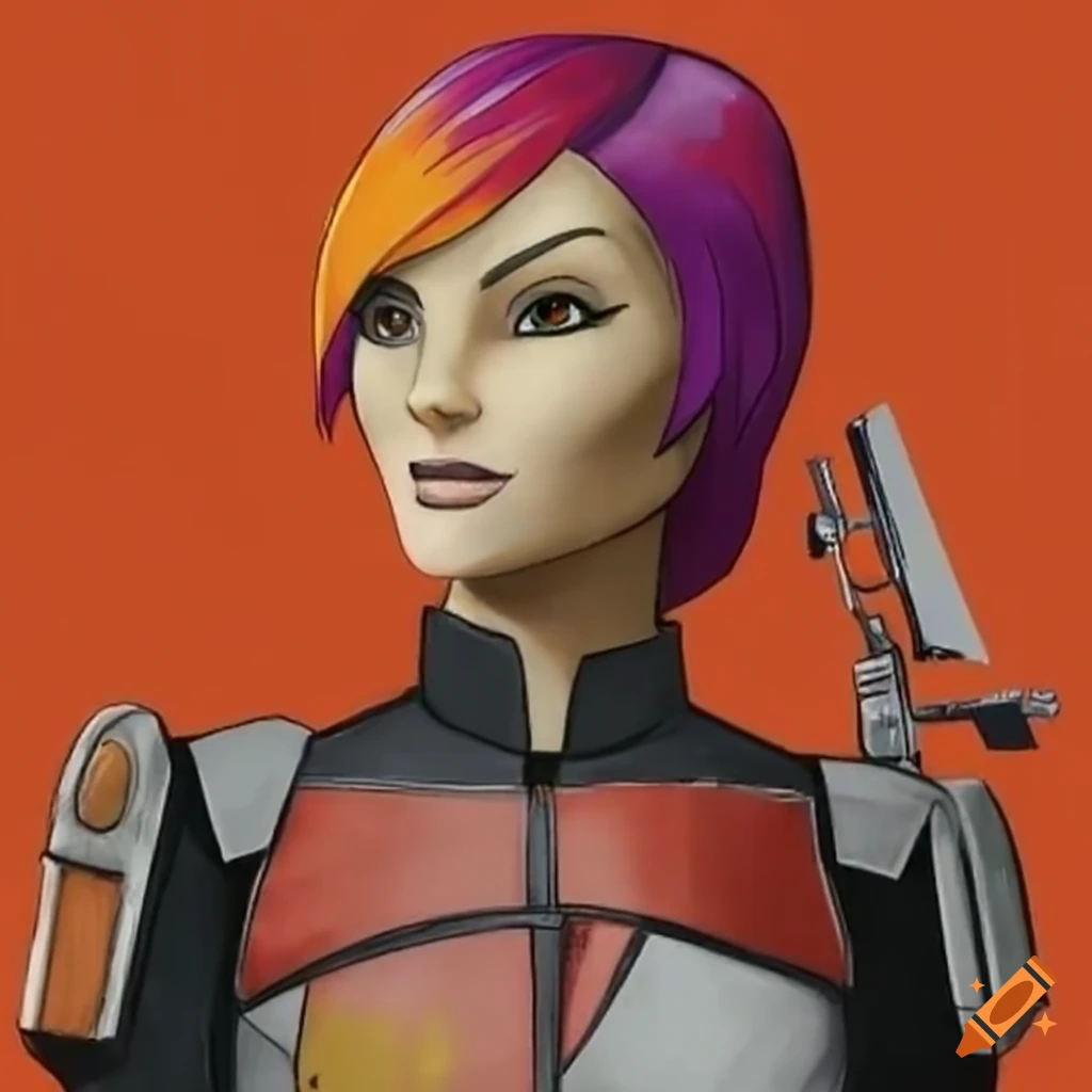 Rebels Sabine Wren from the animated series