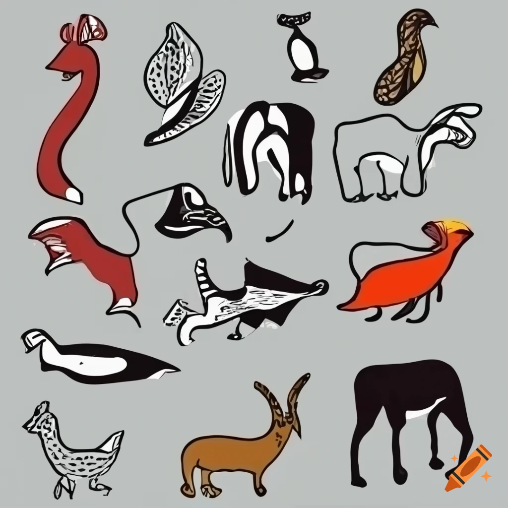 Set Of Simple Animal Vector Illustrations On Craiyon set-of-simple-animal-vector-illustrations-on-craiyon