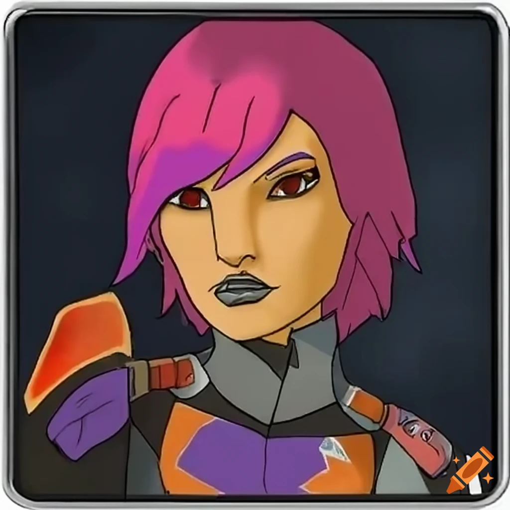 Rebels Sabine Wren from the animated series