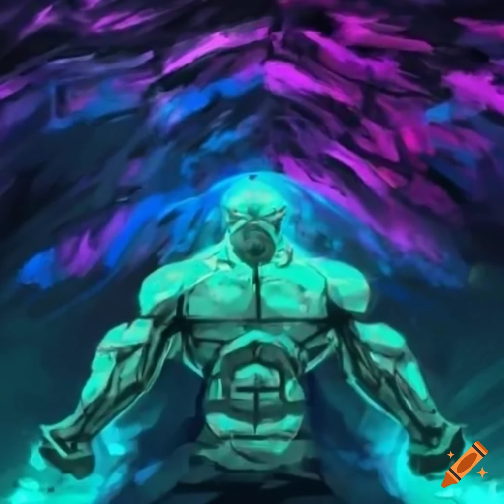 Abstract sentient being representing strength