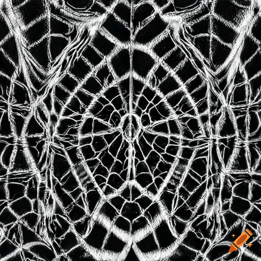 Black and white seamless spiderman skin in 8k resolution on Craiyon