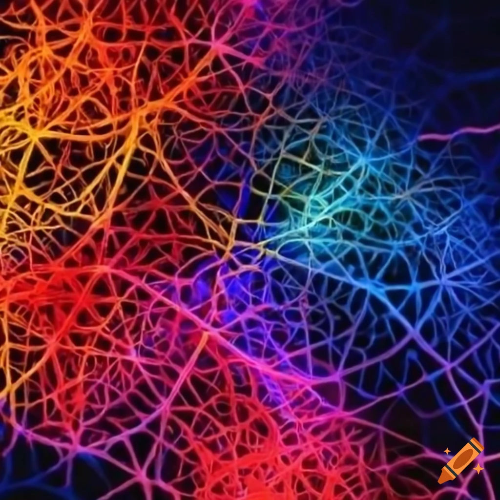 Abstract representation of interconnectedness on Craiyon