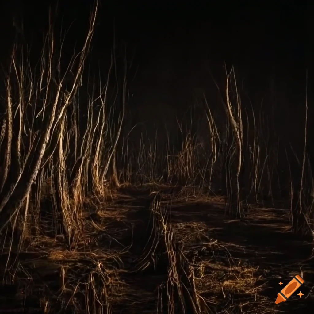 Light in the middle of a decaying field