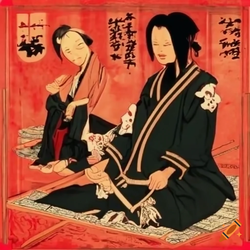 Japanese culture and language concept