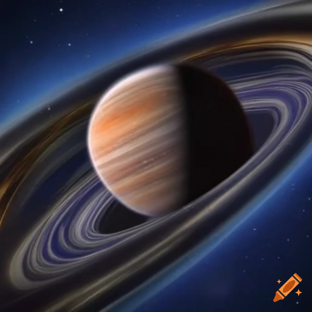 Illustration of the solar system with all planets
