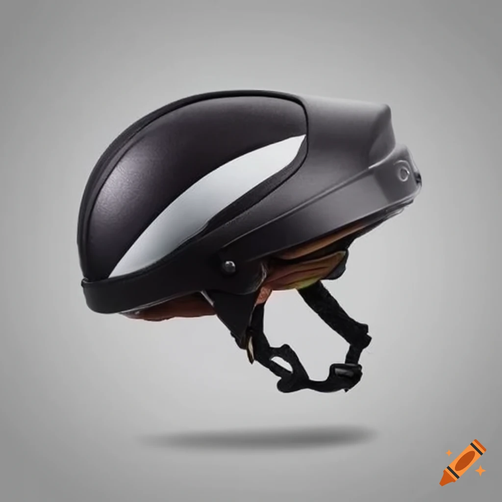 Side profile of a bike helmet on Craiyon